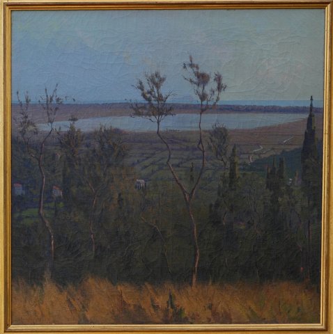 1919 -  Il lago di Massaciuccoli  